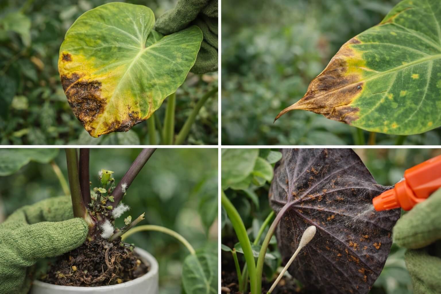 Болезни и вредители колоказии