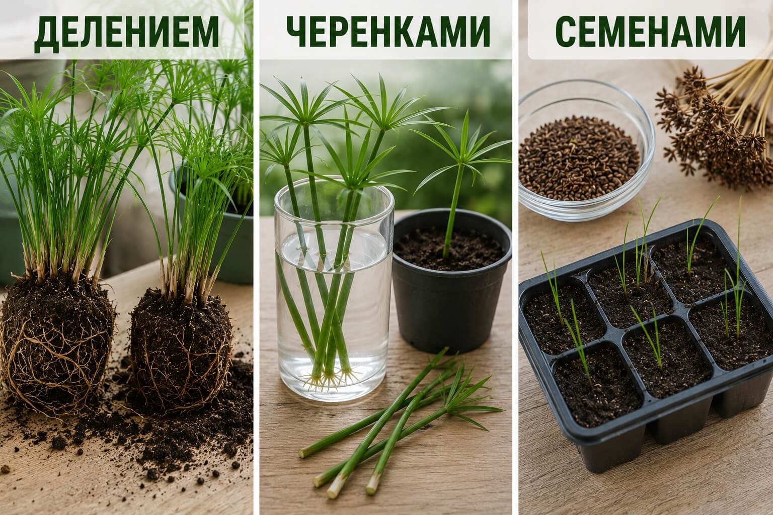 Как размножить циперус