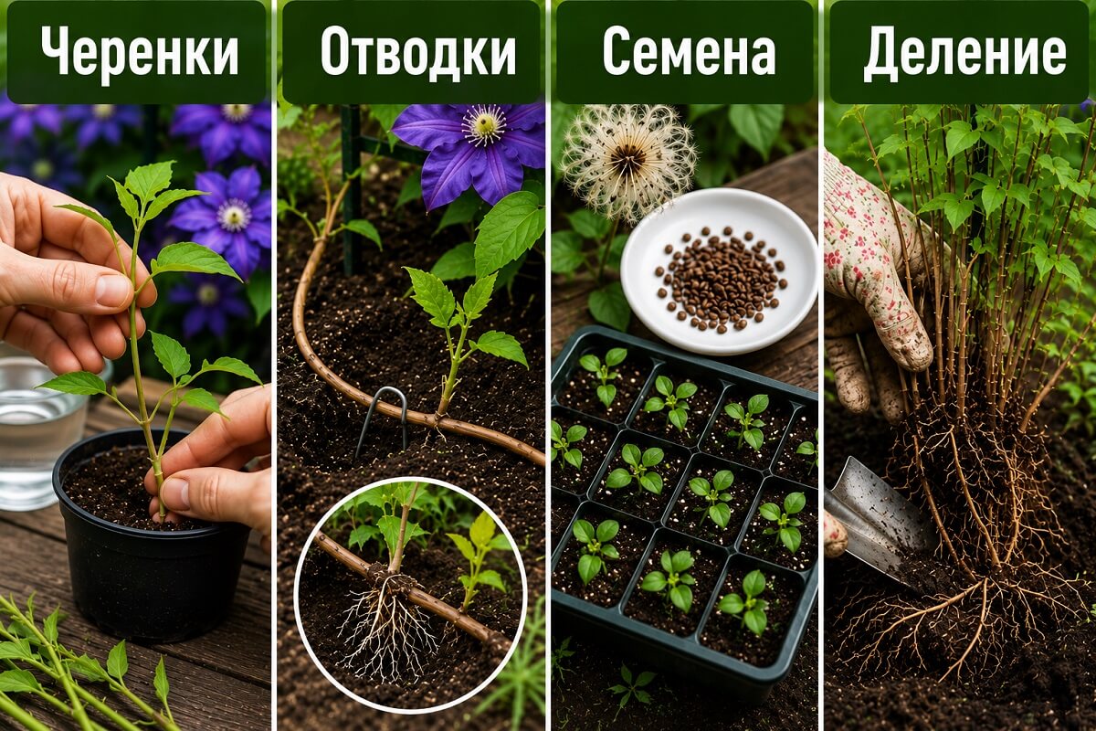 Как размножить клематис