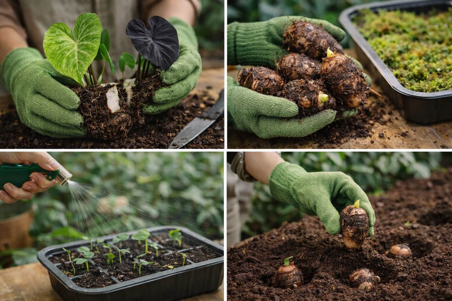 Размножение колоказии