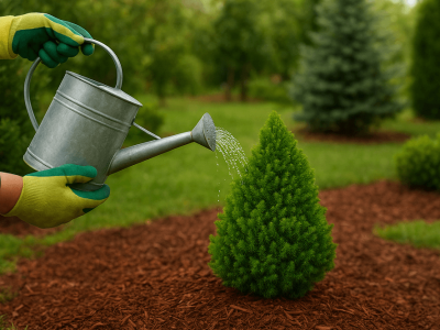 Уход за хвойными растениями