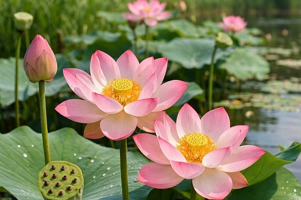 Лотос орехоносный — описание растения, выращивание и уход